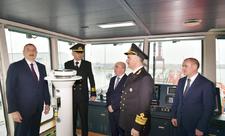 Prezident ilk tankerin istismara verilməsi mərasimində iştirak edib