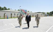 Prezident İlham Əliyev Ağdam rayonunun ərazisindəki “N” saylı hərbi hissədə olub