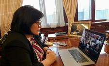 Milli Məclisin AŞ PA-dakı nümayəndə heyətinin videokonfrans formatında iclası keçirilib