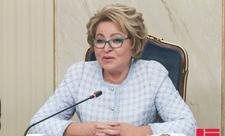 Matviyenko: “Rusiya və Azərbaycanın beynəlxalq meydanlarda əməkdaşlığından məmnunuq”