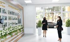 Birinci vitse-prezident Mehriban Əliyeva Bülbülə qəsəbəsindəki Uşaq İncəsənət Məktəbinin yeni binasının açılışında iştirak edib