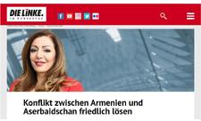 Bundestaqın Solçular fraksiyasının üzvü Ermənistanın öz soydaşlarının Şuşaya köçürülməsi siyasətindən əl çəkməsini tələb etdi