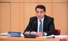 Hikmət Hacıyev: "Bu qətnamə Azərbaycan üçün adi kağız parçasından başqa bir şey deyil"