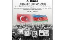 Türkiyə Milli Müdafiə Nazirliyi 20 Yanvar faciəsi barədə: Unutmadıq, unutmayacağıq!