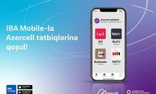 Azercell-in rəqəmsal məhsulları IBA Mobile tətbiqində!