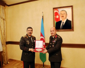 Zakir Həsənov Türkiyə generalını qəbul edib