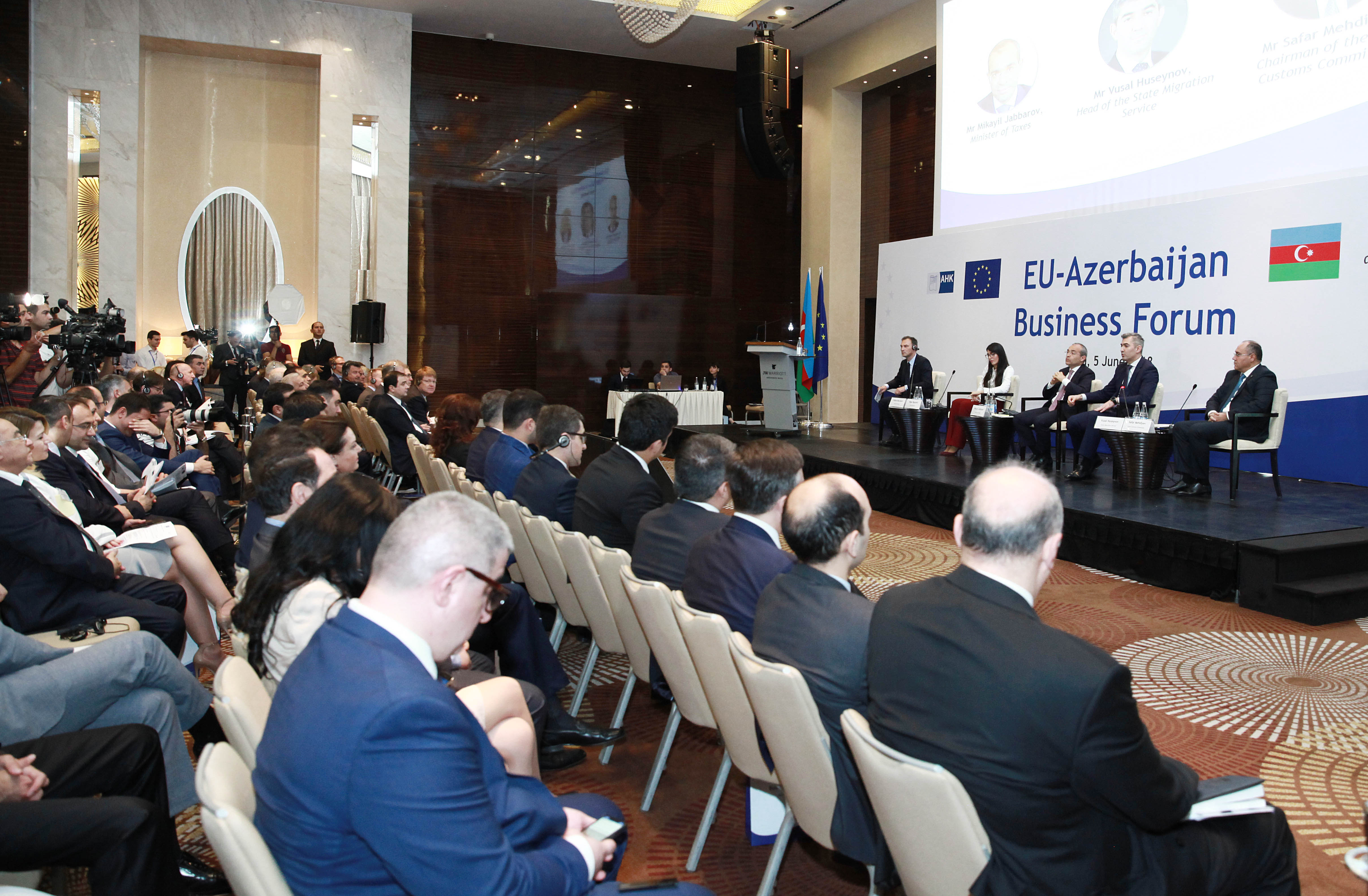 Azərbaycan - Avropa İttifaqı biznes forumu keçirilib