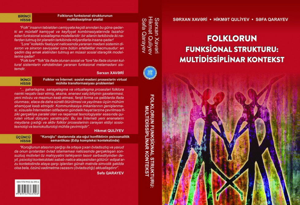“Folklorun funksional strukturu: multidissiplinar kontekst“ kitabı çapdan çıxıb