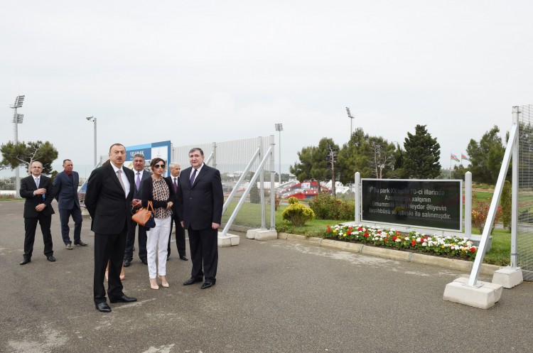 Bakıda Avropa Oyunları Parkının və Veloparkın açılışı oldu