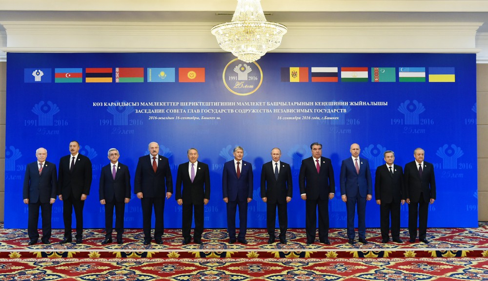 Prezident İlham Əliyev MDB Dövlət Başçıları Şurasının iclasında iştirak edib