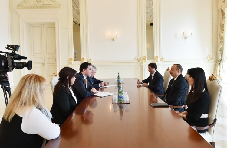 Prezident Bolqarıstan xarici işlər nazirini qəbul edib