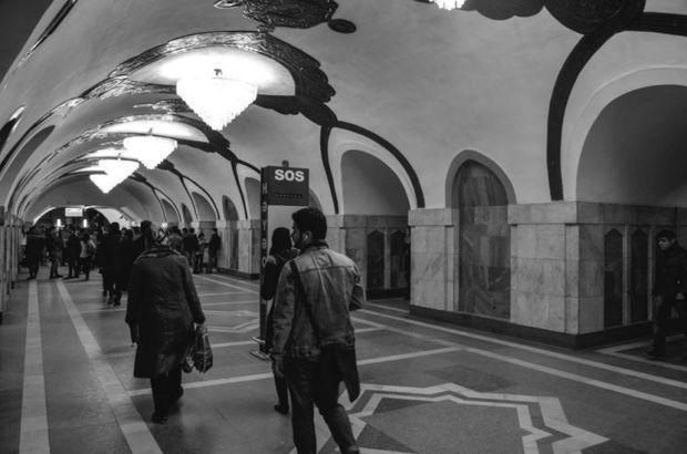 Metronun tunelinə girmək istəyən belaruslu azadlığa buraxılıb