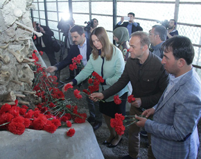 Quba Soyqırımı Memorial Kompleksi ziyarət edilib