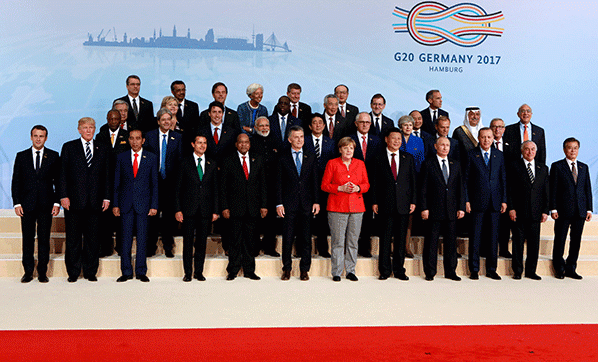 Hamburqda G20 sammiti keçirilib