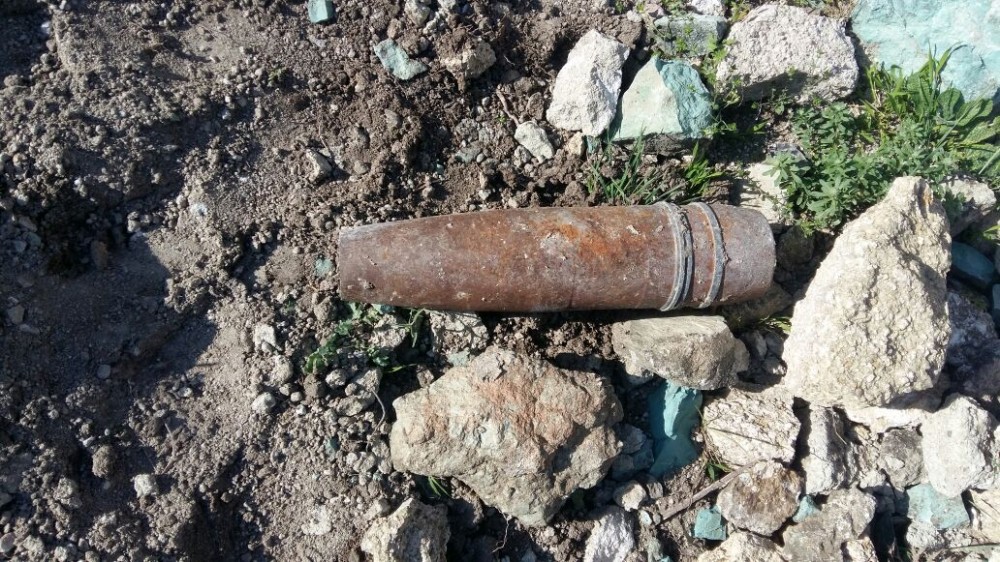ANAMA: Ağstafa rayonunda top mərmisi aşkarlanıb