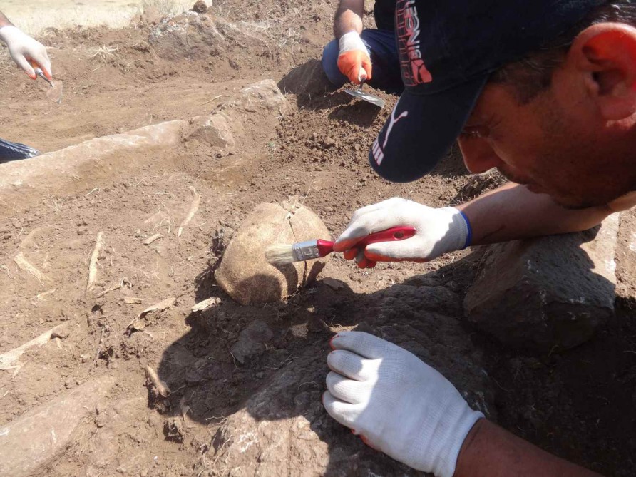 Yardımlıda tunc dövrünə aid kurqanlar aşkarlanıb