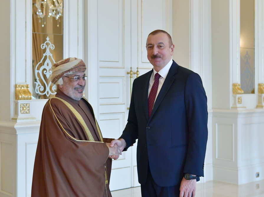 Prezident İlham Əliyev Omanın Dövlət Şurası sədrinin başçılıq etdiyi nümayəndə heyətini qəbul edib