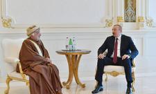 Prezident İlham Əliyev Omanın Dövlət Şurası sədrinin başçılıq etdiyi nümayəndə heyətini qəbul edib