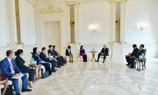 Prezident İlham Əliyev Vyetnamın vitse-prezidentinin başçılıq etdiyi nümayəndə heyətini qəbul edib