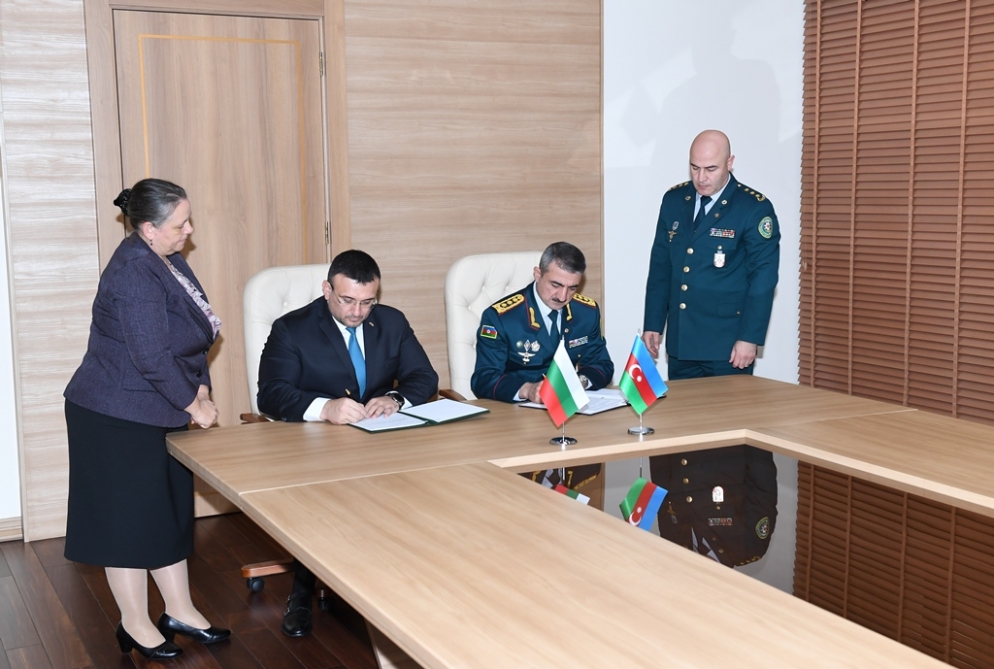 DSX ilə Bolqarıstan Daxili İşlər Nazirliyi arasında Saziş imzalanıb