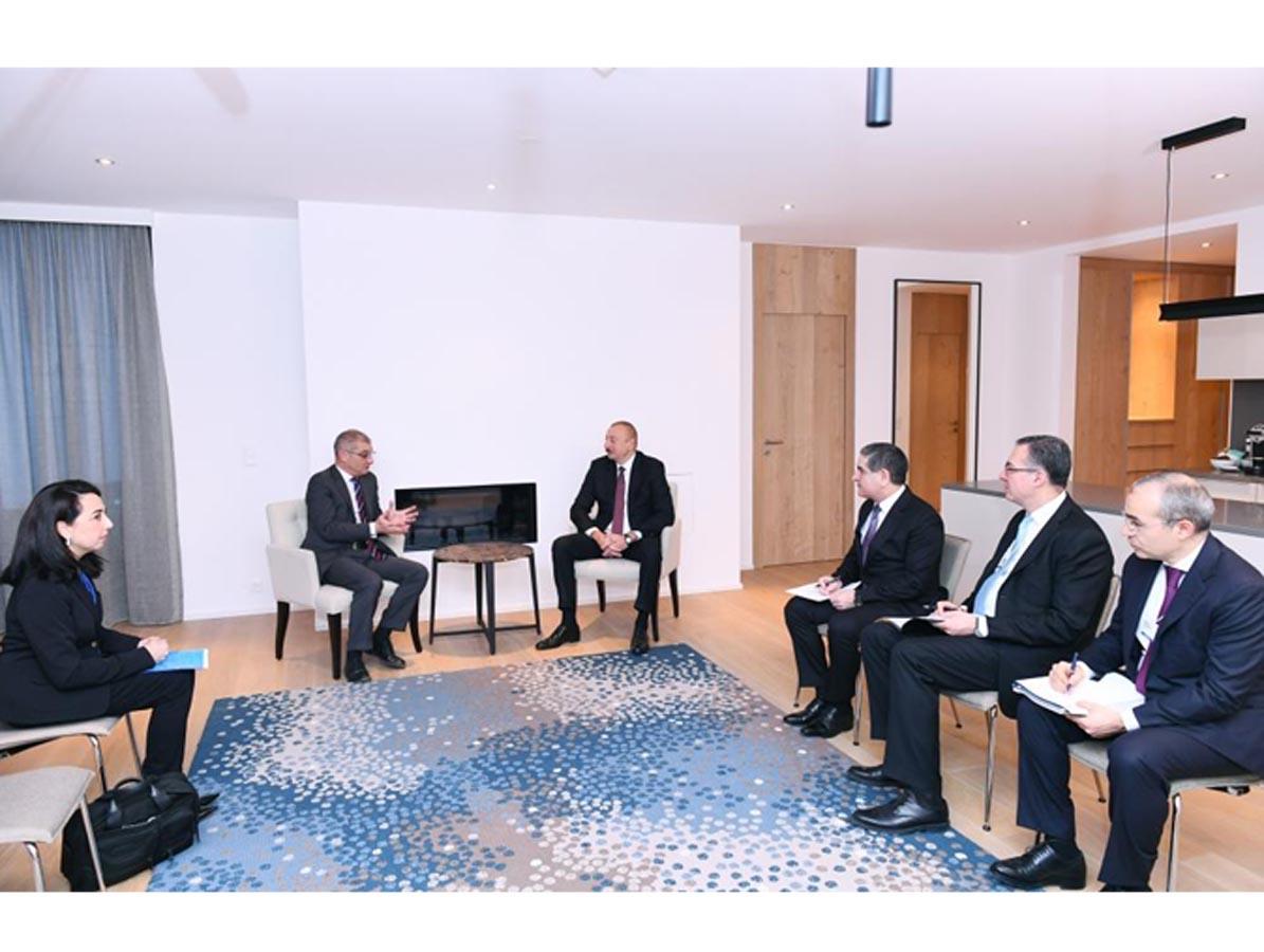 Azərbaycan Prezidenti “Procter and Gamble Europe” şirkətinin prezidenti ilə görüşüb -FOTO