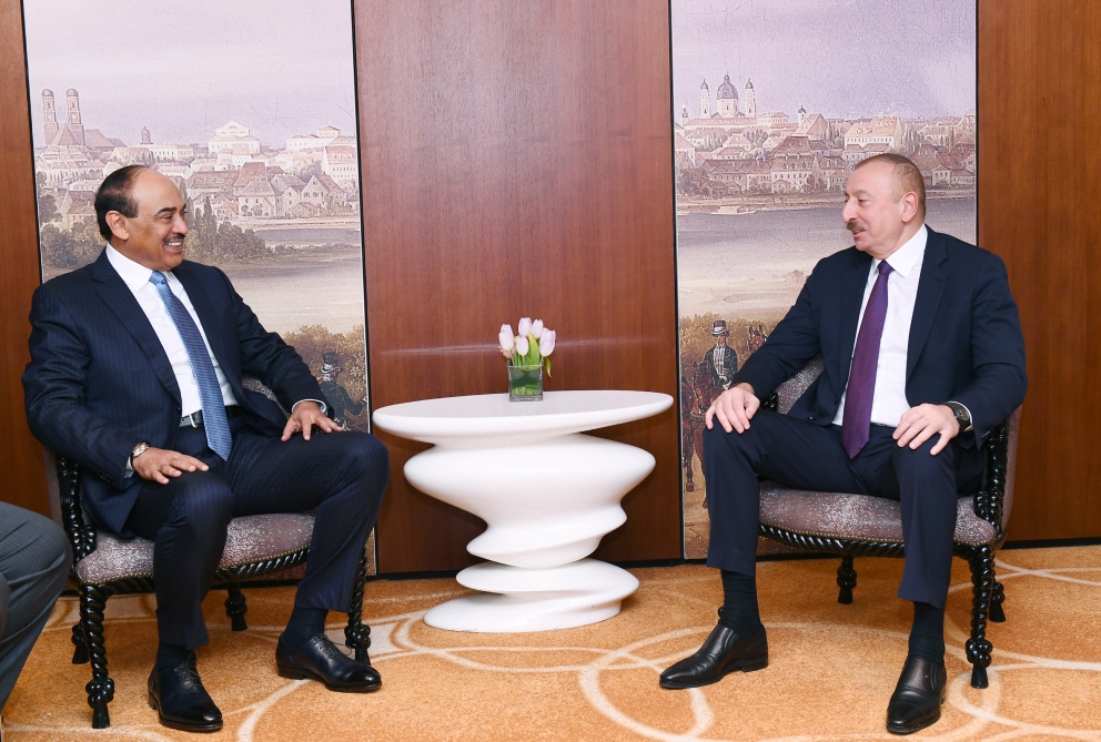 Prezident İlham Əliyev Küveyt Dövlətinin Baş Naziri ilə görüşüb