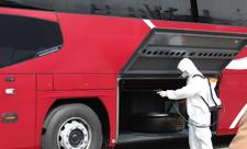 Avtovağzalda hər gün 300-dən çox avtobus dezinfeksiya olunur - FOTO