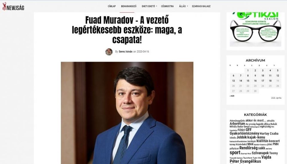 Macarıstan mediası ölkəmizin diaspor siyasətindən bəhs edib