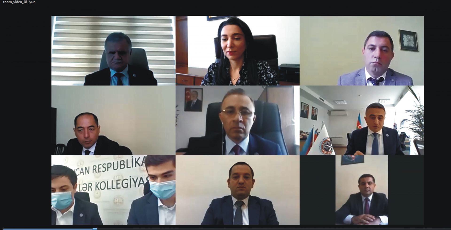Ombudsman Aparatı və Vəkillər Kollegiyasının birgə təşkilatçılığı ilə videokonfrans keçirilib - FOTO
