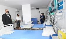Koronaviruslu xəstələrin müalicəsi üçün Bakının Xətai rayonunda modul tipli hospitalın açılışı olub