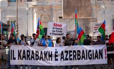 İtaliya parlamentinin önündə Azərbaycana dəstək aksiyası keçirilib  - FOTO