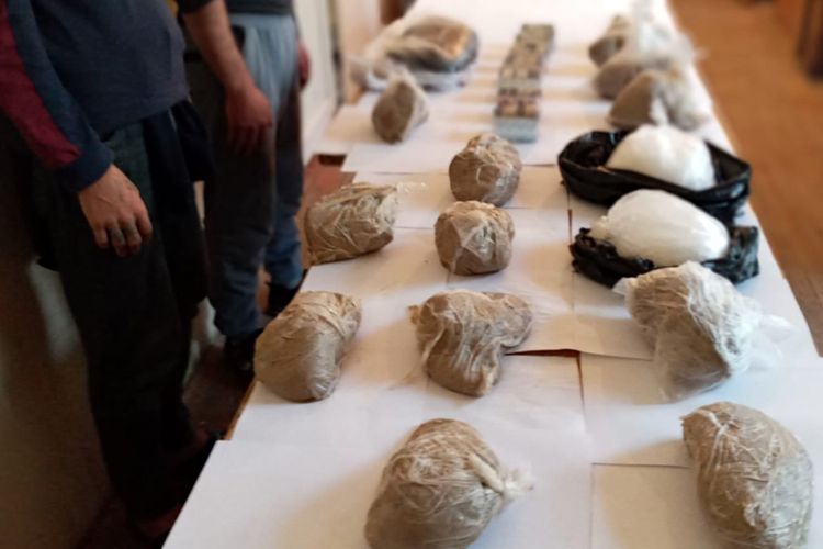 İrandan Azərbaycana 25 kq narkotikin keçirilməsinin qarşısı alınıb