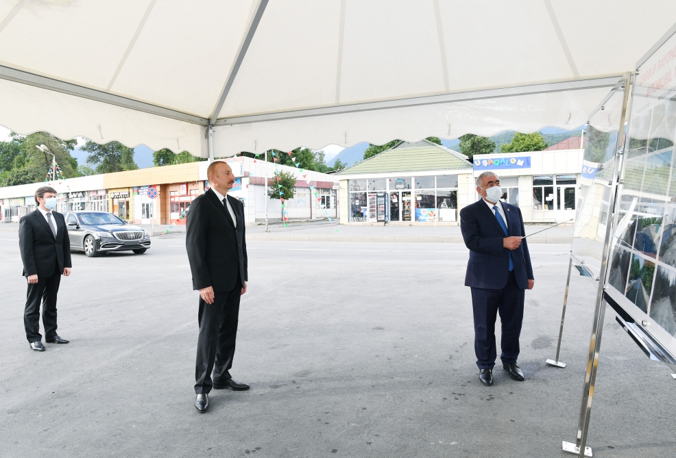 Prezident İlham Əliyev Əmirvan-Vəndam avtomobil yolunun açılışında iştirak edib