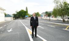 Prezident İlham Əliyev Əmirvan-Vəndam avtomobil yolunun açılışında iştirak edib