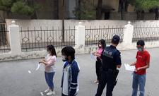 BŞBPİ: İmtahanlarda sosial məsafənin qorunması və tibbi maskadan istifadəyə nəzarət olunur - FOTO