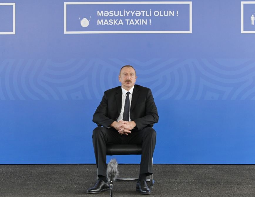 Azərbaycan Prezidenti: Adambaşına keçirilmiş testlərin sayına görə biz dünyada qabaqcıl yerlərdəyik