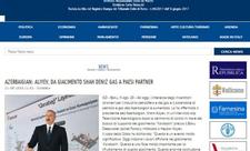 İtaliya mətbuatı Prezident İlham Əliyevin “Qarabağ” yatağının dayaq blokunun dənizə yola salınması mərasimindəki fikirlərinə geniş yer ayırıb