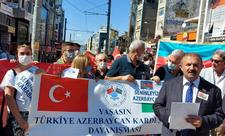 İstanbulda Azərbaycana dəstək aksiyası keçirilib