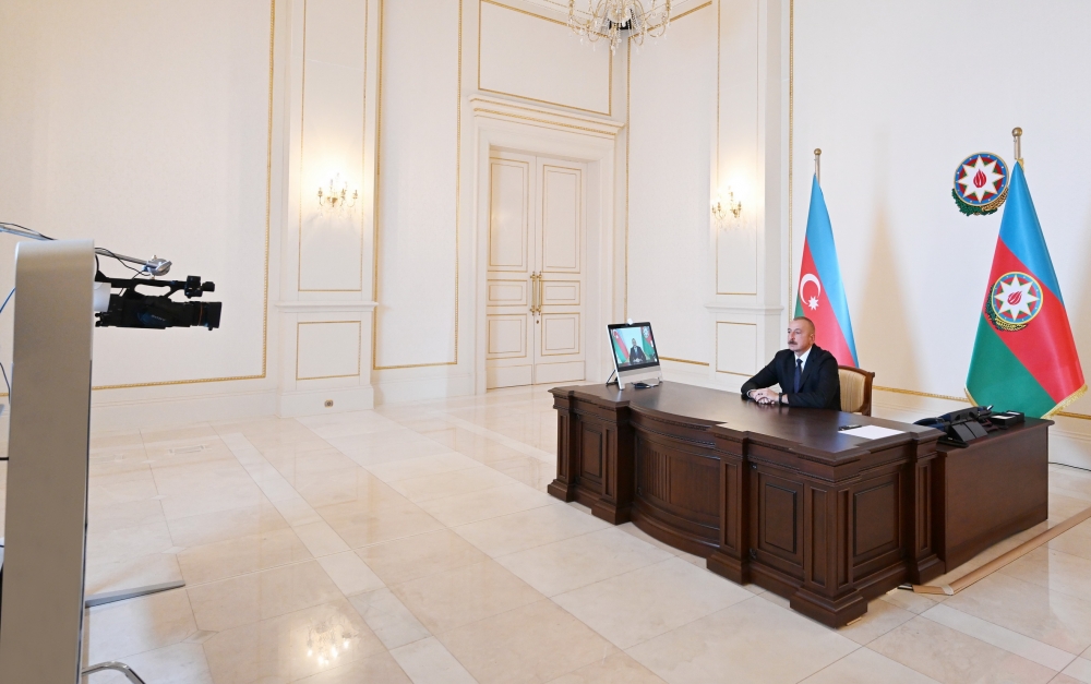 Prezident İlham Əliyev “Əl-Ərəbiyə” televiziya kanalına müsahibə verib