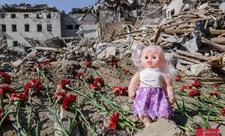 Erməni terrorunun hədəfi Gəncə şəhəri: raket düşən ərazi bir gün sonra - FOTOSESSİYA