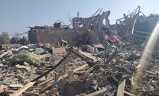 Ermənilərin Gəncəni raket atəşinə tutması nəticəsində 20 ev tam dağılıb - FOTO