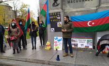 Monrealda erməni terroruna qarşı aksiya keçirilib - FOTO