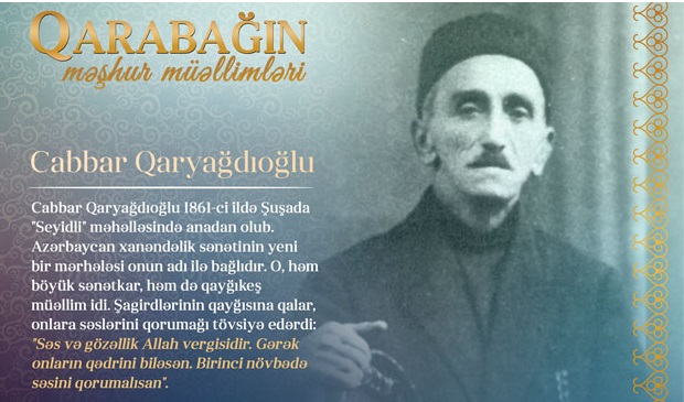 “Qarabağın məşhur müəllimləri”– Cabbar Qaryağdıoğlu