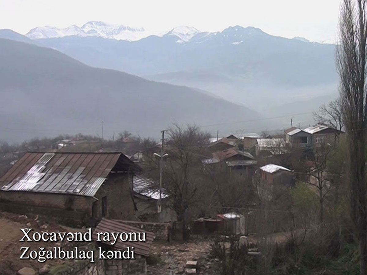 Xocavənd rayonunun Zoğalbulaq kəndi - VİDEO