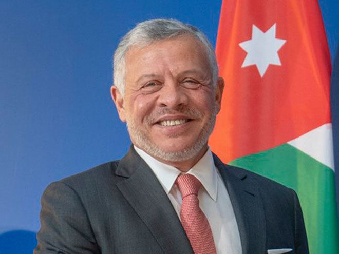 İordaniyanın Kralı Prezident İlham Əliyevi təbrik edib