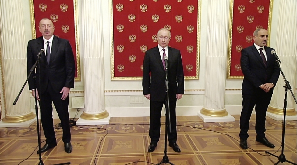 Moskvada Rusiya Prezidenti Vladimir Putin, Azərbaycan Prezidenti İlham Əliyev və Ermənistanın Baş naziri Nikol Paşinyan arasında üçtərəfli görüşün yekunları