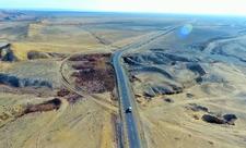 Samuxda 39.5 kilometrlik yol yenidən qurulub - FOTO