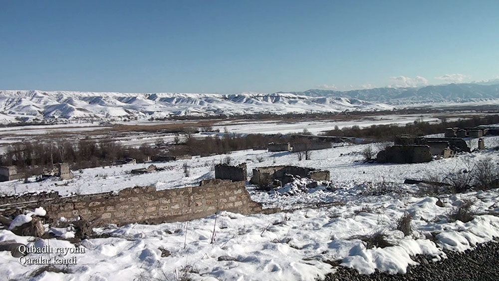 Qubadlı rayonunun Qaralar kəndi - FOTO/VİDEO