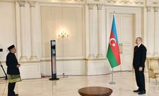 Prezident İlham Əliyev İndoneziyanın Azərbaycandakısəfirinin etimadnaməsini qəbul edib