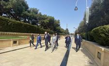 BMT Baş Assambleyasının sədri ümummilli lider Heydər Əliyevin məzarını və Şəhidlər Xiyabanını ziyarət edib - FOTO